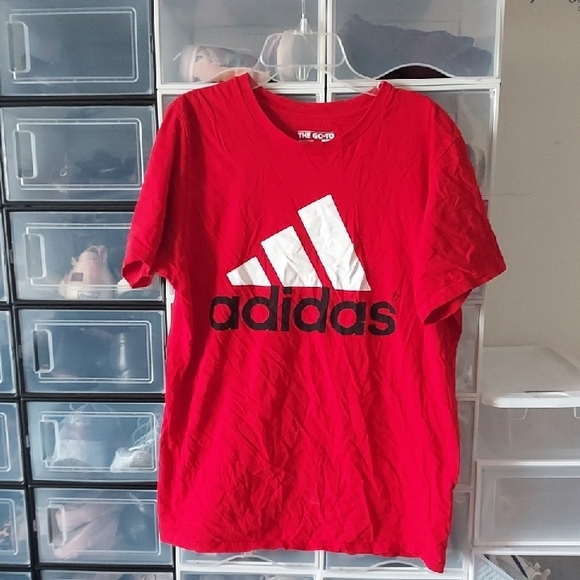 Adidas Kids Red T-Shirt - Picture 1 of 2